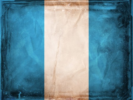 Grunge flag series -  Guatemalaの写真素材