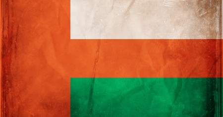 Grunge flag series -  Omanの写真素材