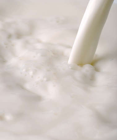 pouring milk の写真素材
