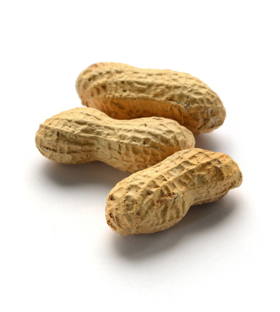 Dried peanuts  in shells - shot with a macro lens
