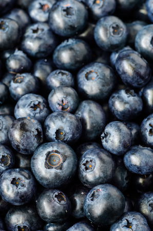 Close-up view of fresh Blueberries. Healthy eating and nutritionの写真素材