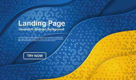 Minimal geometric triangle halftone background. new design dynamic shapes composition gradient colors. vector illustration.のイラスト素材