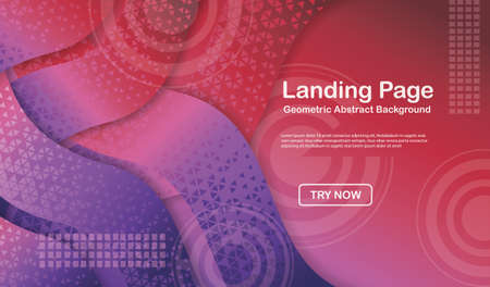 Minimal geometric triangle halftone background. new design dynamic shapes composition gradient colors. vector illustration.のイラスト素材