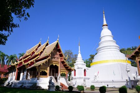 Thai temple in chiangmai, Thailandの写真素材