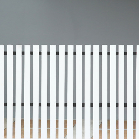 white wood fenceの写真素材