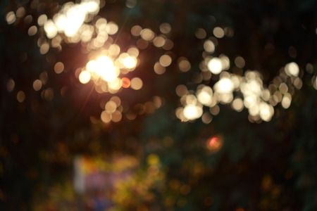 colorful magical light festive , abstract bokeh defocused light の写真素材