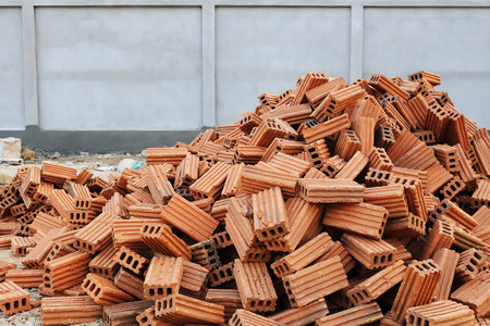 brick of building construction houseの写真素材