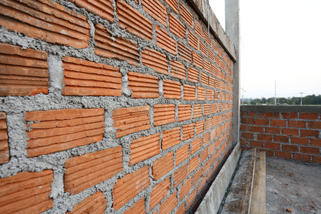 brick of building construction houseの写真素材