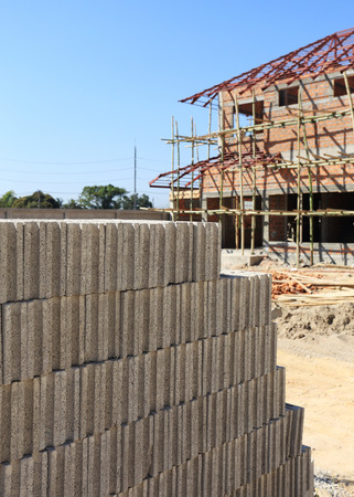 brick for Building construction houseの写真素材