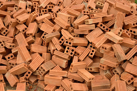 brick for building constructionの写真素材