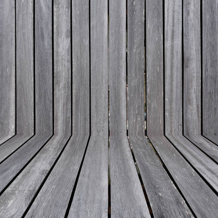 black wood plank texture backgroundの写真素材