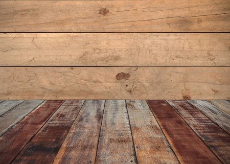 timber wood Industrial, brown wood plank texture backgroundの写真素材