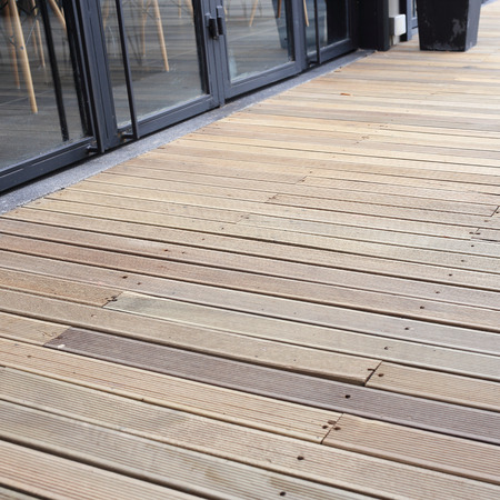 artificial wood floor weathered texture backgroundの写真素材