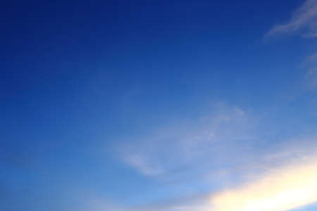 beautiful blue sky backgroundの写真素材