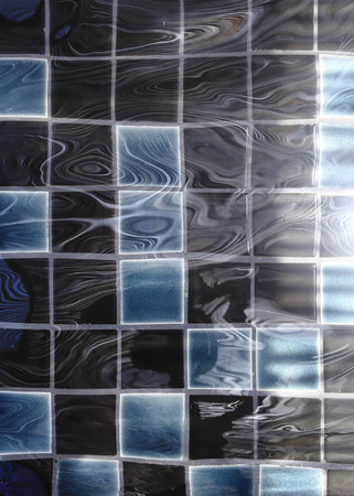 texture of ripple surface water in swimming poolの写真素材