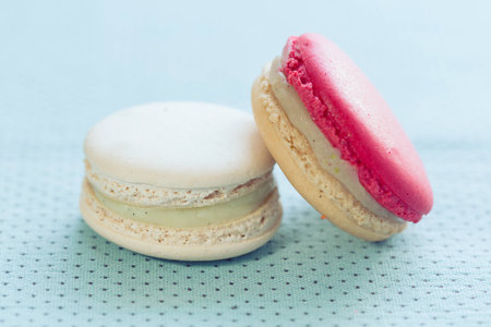 macaroon sweet food tastyの写真素材
