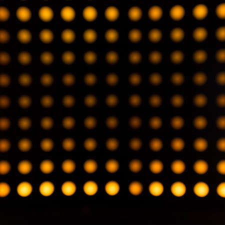 orange circle light bokeh blur defocusedの写真素材