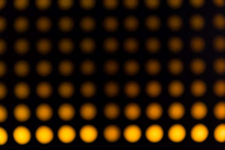 orange background of circle light bokeh blur defocusedの写真素材