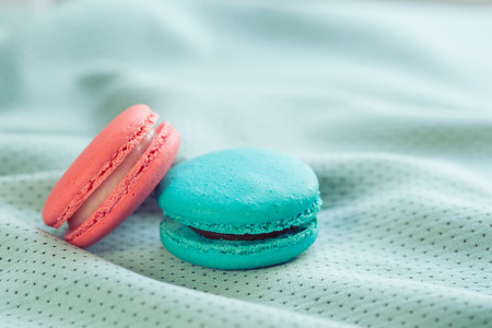 colorful macaron sweet tasty dessertの写真素材