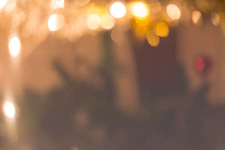 abstract light celebration background with defocused lightsの写真素材