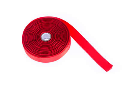 roll of red ribbonの写真素材