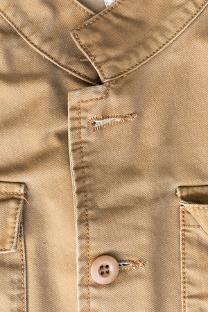 brown shirt fabric texture background with collar design