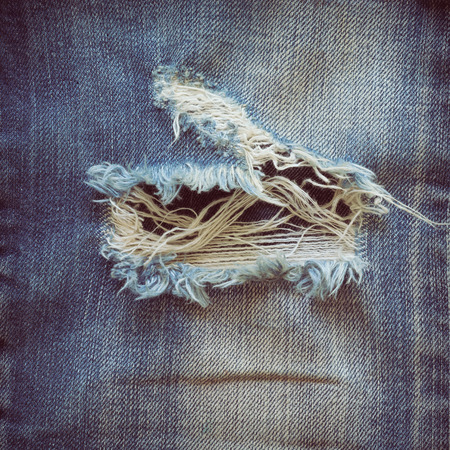 denim jeans with old torn of fashion jeans design