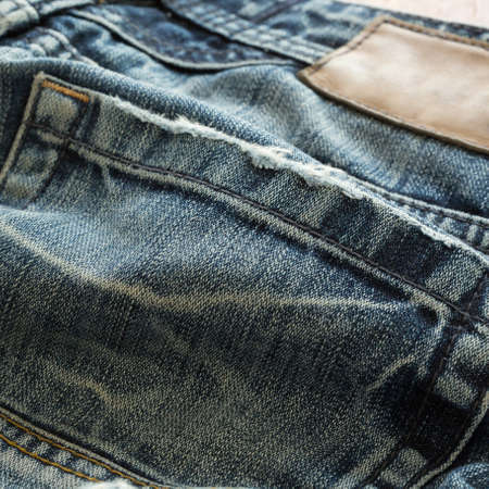 denim design of fashion jeans textileの写真素材