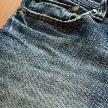 design pocket of blue jeans