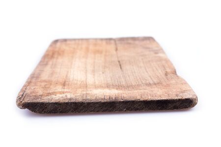 old wood board weathered isolated on white backgroundの写真素材