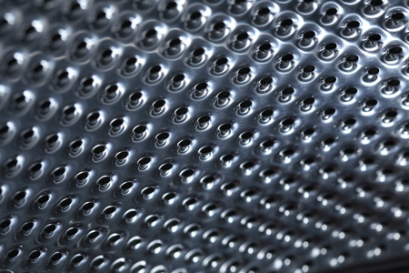 closeup image of washing machine, abstract metallic texture backgroundの写真素材