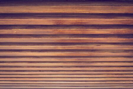 design of wood ceiling, wooden stick varnish shiny for decoration interiorの写真素材