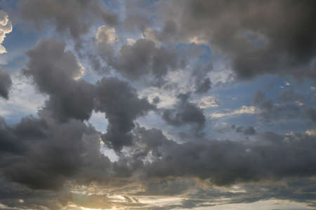 cloud on sunset dramatic sky, image climate weather background