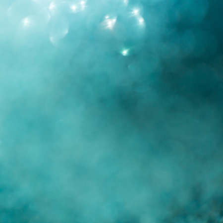 abstract blue background, image blur bokeh light celebrationの写真素材