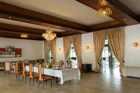 HO CHI MINH CITY, VIETNAM- NOVEMBER 2015: Interior decoration room in Independence Palace, Ho Chi Minh City, Vietnamのeditorial素材