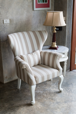 interior design living room modern style with sofa furnitureの写真素材