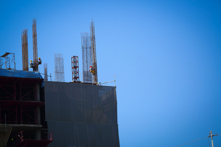 construction worker working in construction site building industry