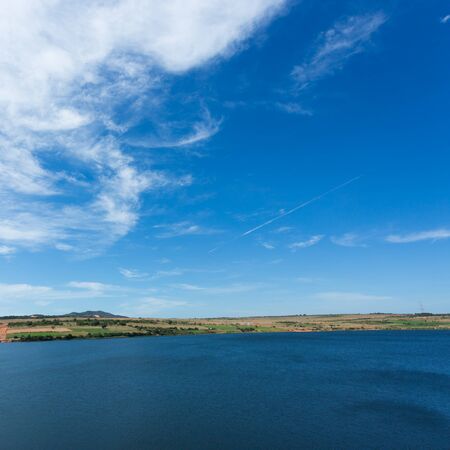 lake in sand dune desert, Mui Ne, Vietnam
