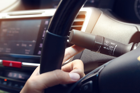 people driver switching arm stick windshield wiper controller