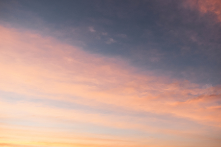 colorful cloud above twilight skyの写真素材
