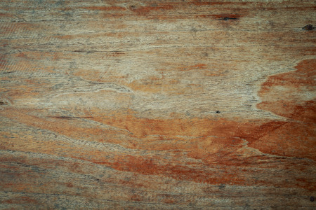 top view of old table wood texture backgroundの写真素材