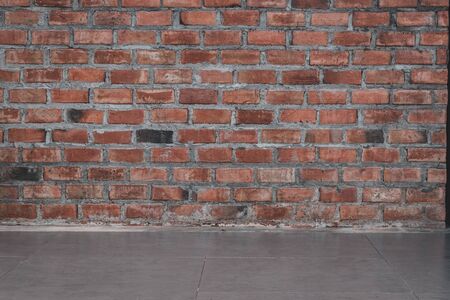 brick wall retro vintage background