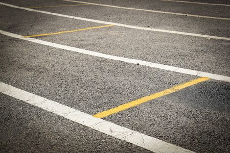 black tarmac asphalt of running track, athletic sport backgroundの写真素材