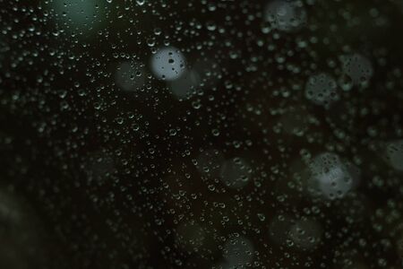 water rain drop on glass windowの写真素材