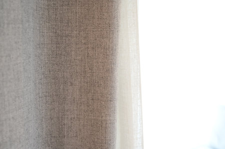 curtain in the room, interior design