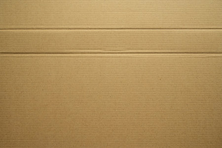 brown cardboard paper box, paper textured backgroundの写真素材