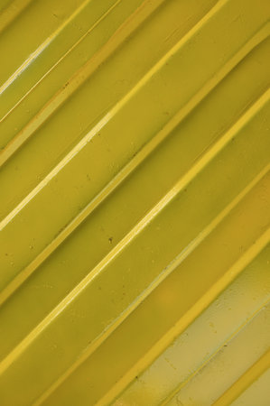 yellow metal texture background for interior designの写真素材