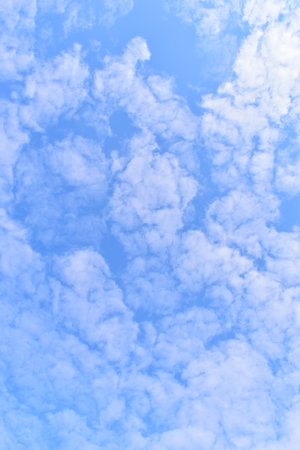 white cloud on blue sky, natural background