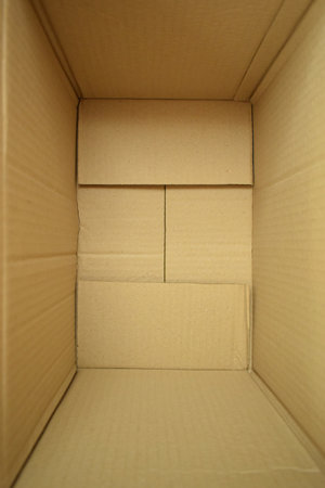 brown box packaging for design, paper industryの写真素材