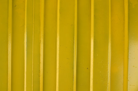 yellow metal texture background for interior designの写真素材